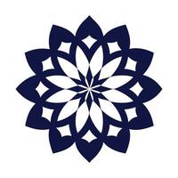 a blue flower with a white background vector