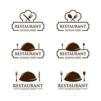 restaurant logo image collection vector