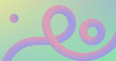 Gradient Curve Shape Abstract Background vector