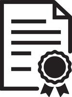 design of a Certificate icon vector