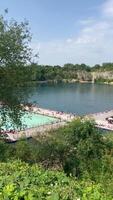 Beautiful lake view video