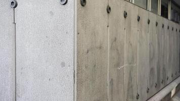 texturiert Beton Mauer entworfen im ein städtisch Rahmen und Umgebung video