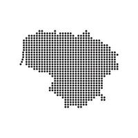 Lithuania Map Icon vector