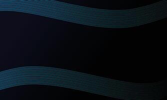 Curved blue lines pattern background vector