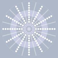 Snowflake. Colour illustration on winter and Christmas theme in cute style as a single decorative element. vector