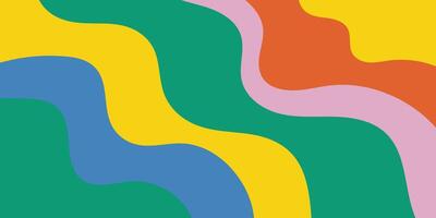 colorful abstract background with wavy shape vector