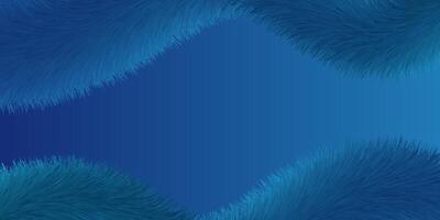 blue fur background with a blue gradient color vector