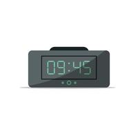alarm clock icon is shown on a white background vector