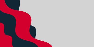 a red and black background with a wave pattern and copy space vector
