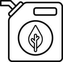 A black and white container with a leaf on it vector