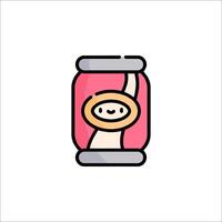 A can of soda with a smiley face on it vector