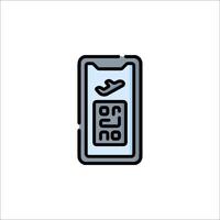 A phone with a phone number on it vector