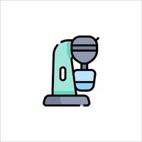 A coffee maker icon on a white background vector