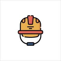 A helmet icon on a white background vector