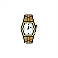 A watch icon on a white background vector