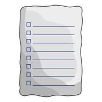 illustration of Paper Checklist vector
