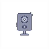 A speaker icon on a white background vector