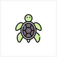 A turtle icon on a white background vector