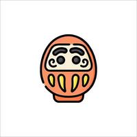 A cartoon character with a mask on it vector