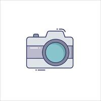 A camera icon on a white background vector