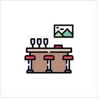 Bar icon, bar, bar counter, bar, bar counter icon, bar, bar counter, vector