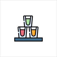 Shot glass icon, drink, drink, drink, drink, drink, drink, drink, drink vector