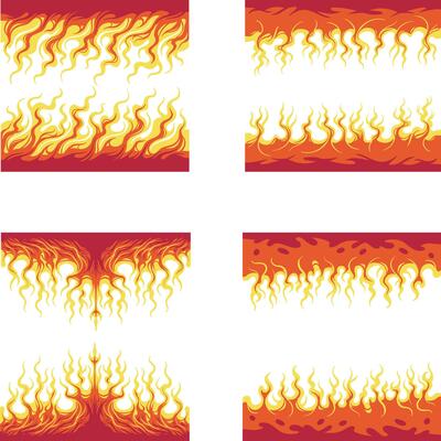 fire set cartoon