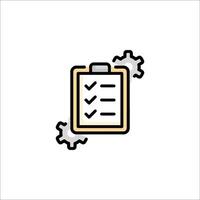 Checklist icon illustration vector