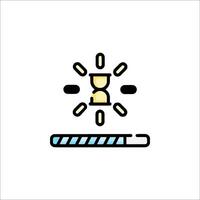 Time clock icon vector