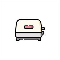 Toaster icon illustration vector