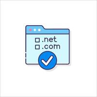Net com icon vector