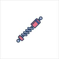 A spring icon on a white background vector