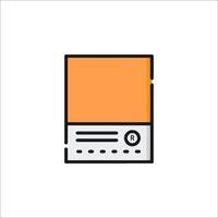 A book icon on a white background vector