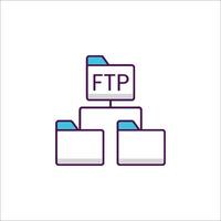 Ftp file transfer protocol vector