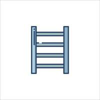 A ladder icon on a white background vector