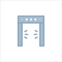 A door with a sign that says open vector