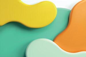 Colorful Flowing Abstract Wave Layers vector
