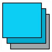 Layers and designing icon concept vector