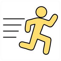 Running and sports icon concept vector