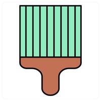 Paint Brush and brush icon concept vector