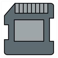 Memory Card and sd card icon concept vector