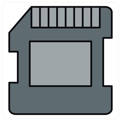 Memory Card and sd card icon concept