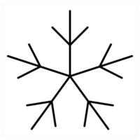 Snowflake and snow icon concept vector