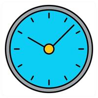 Clock and timer icon concept vector