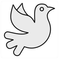Love Bird and romantic icon concept vector