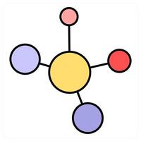 Link and chain icon concept vector