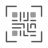 QR Code Generator Icon Design vector