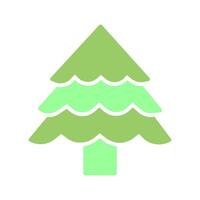 Christmas Tree Icon Design vector