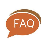 FAQ Section Icon Design vector