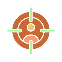 Target Audience Icon Design vector